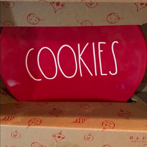 Rae Dunn Milk & Cookies for Santa set Red & white - Picture 2 of 6